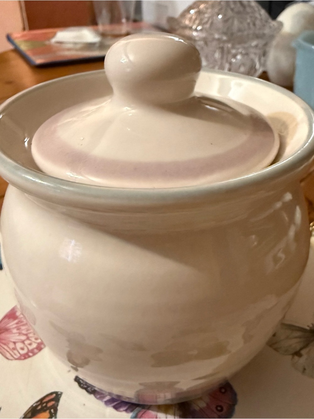 Pfaltzgraff Stoneware Lidded Canister - Neutral Home Accent